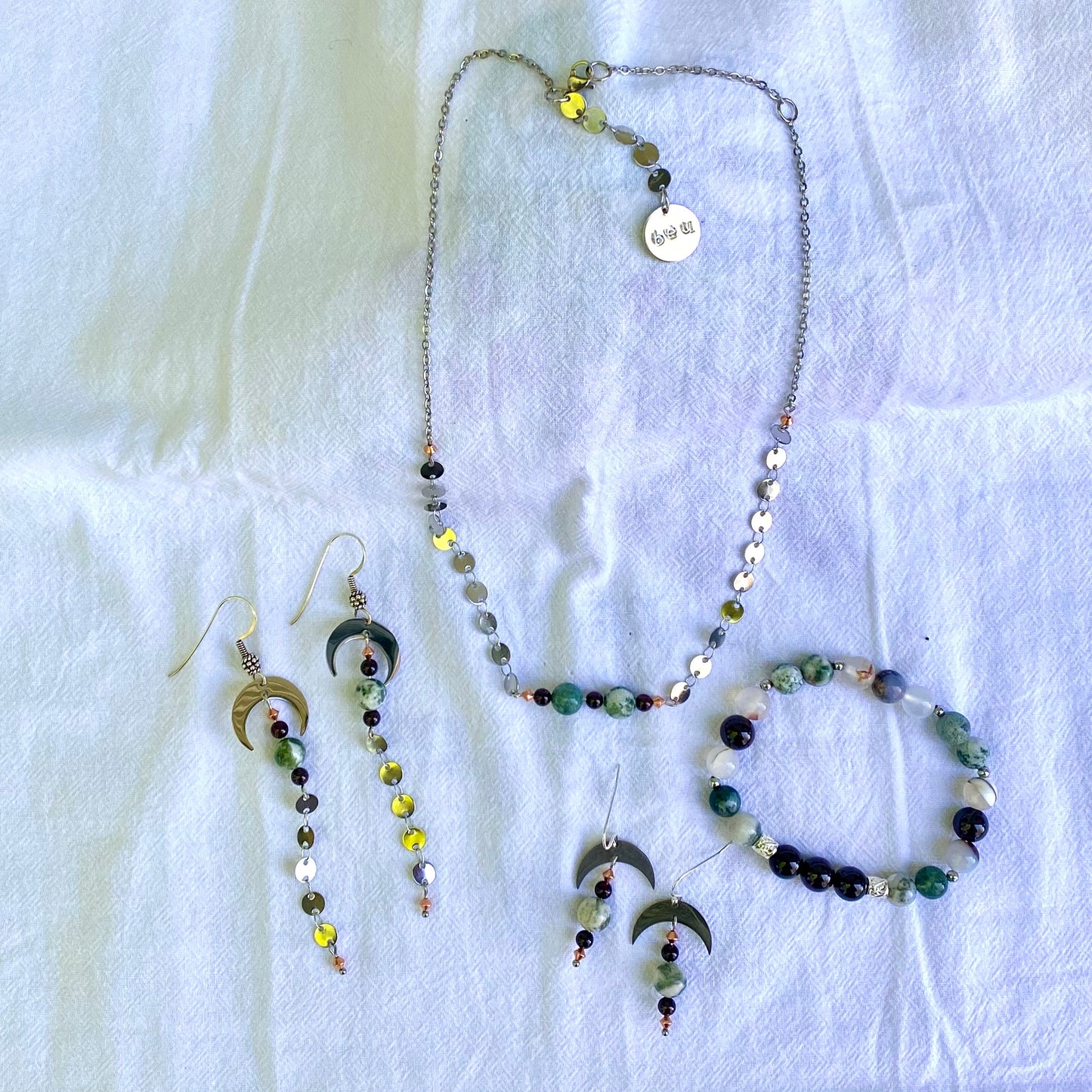 Moon Dangle Earrings