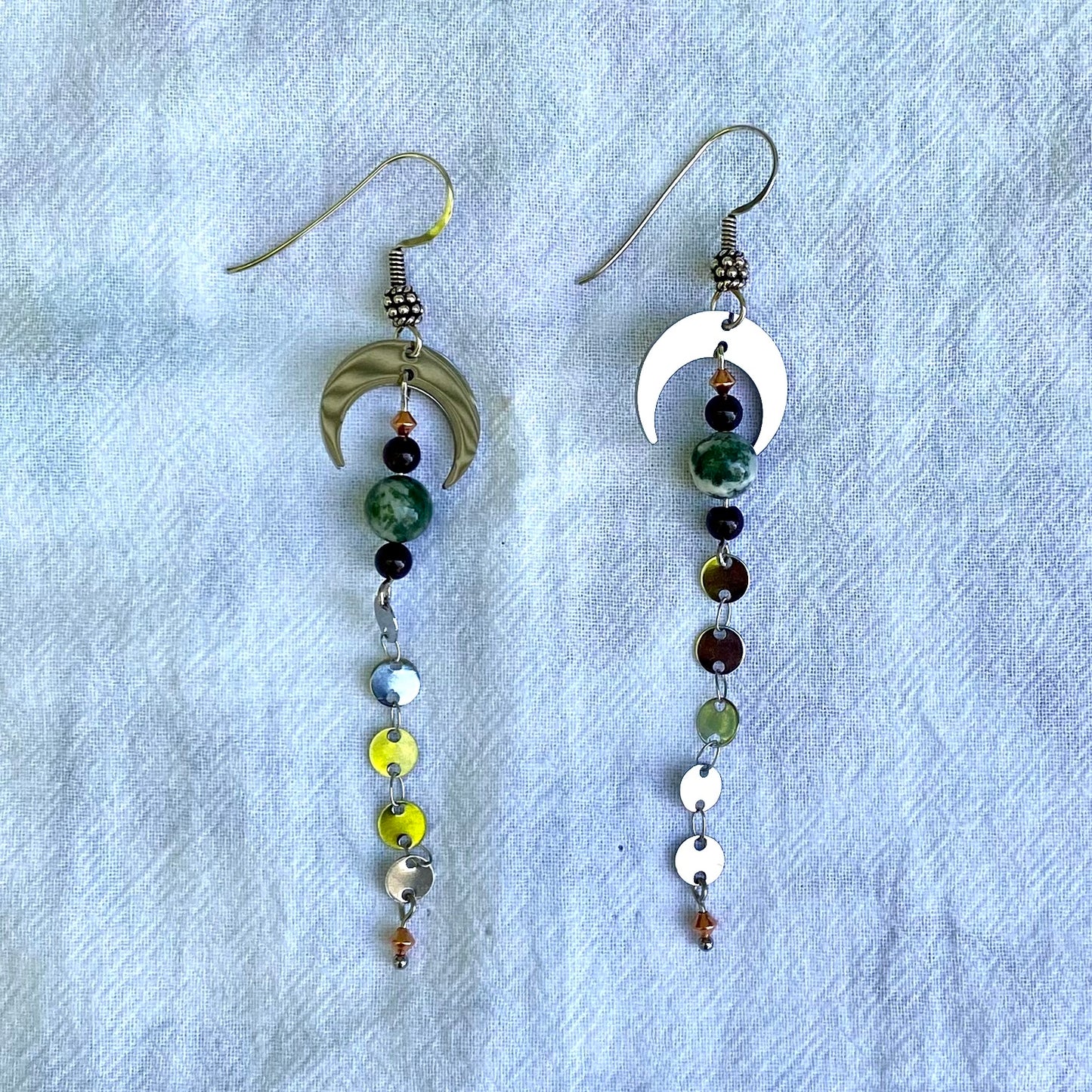 Moon Drop Earrings