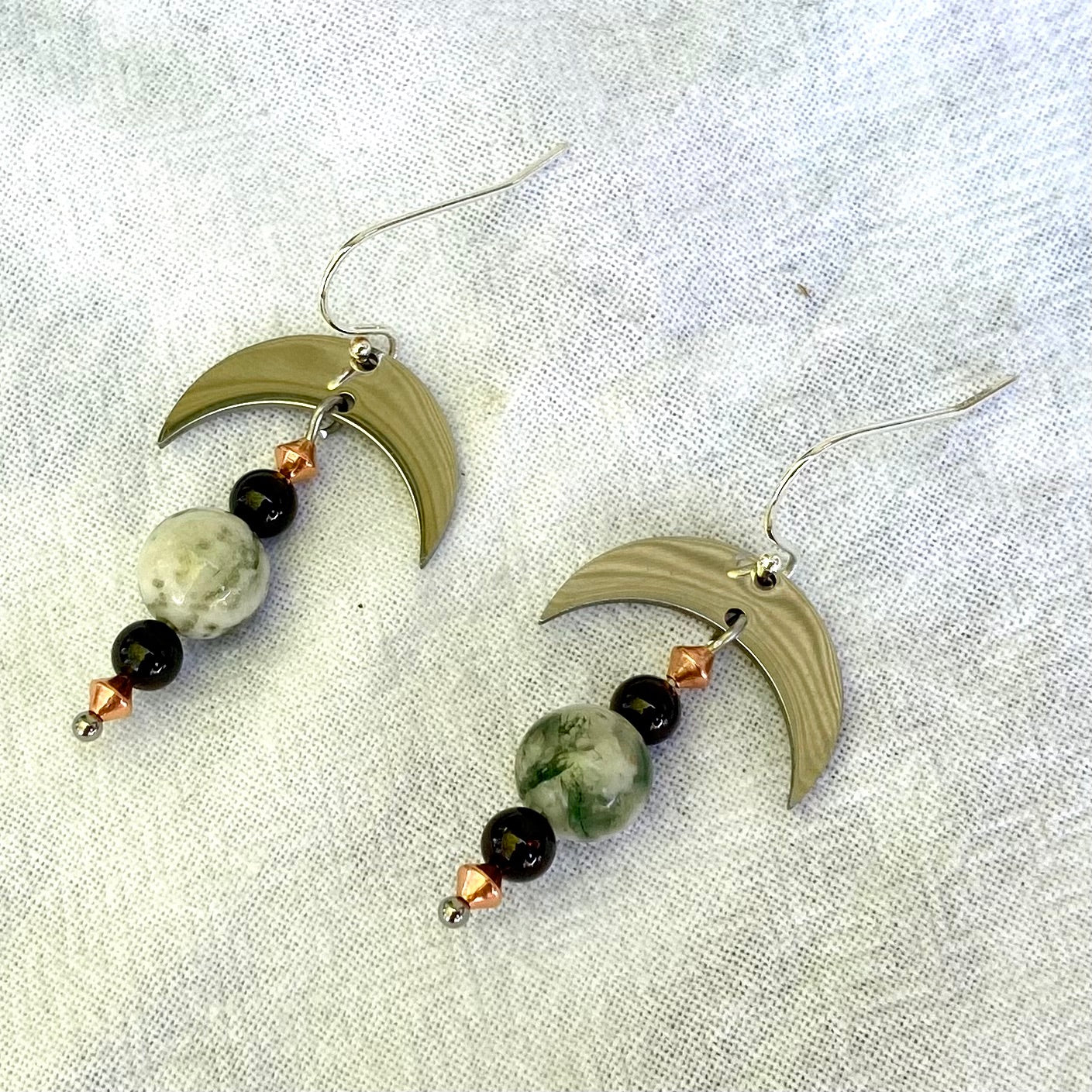 Moon Dangle Earrings